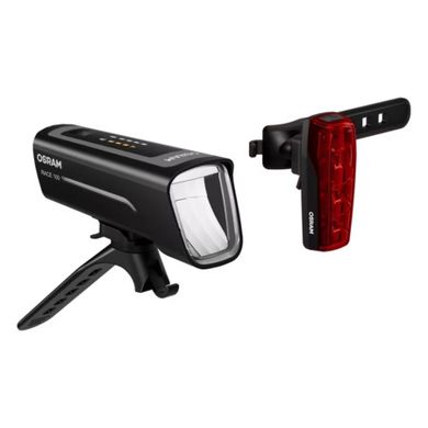 Osram, LEDsBike Race 100 Set, zestaw oświetlenia rowerowego, lampa rowerowa