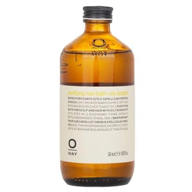 Oway, Purifying Hair Bath-Oily Scalps, oczyszczająca kąpiel do skóry głowy z łupieżem tłustym, 240 ml