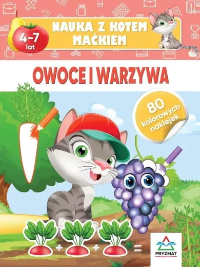 Owoce i warzywa. Nauka z kotem Maćkiem