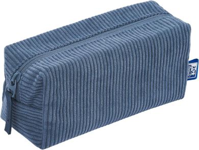 Oxford, Bloom, piórnik saszetka, jeansowo-niebieski