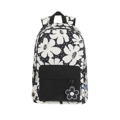 Oxford, Bloom, plecak szkolny, 2-komorowy, czarny