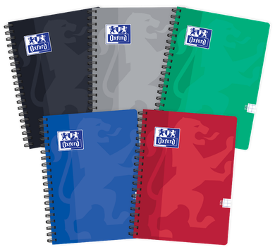 Oxford, Esse, kołozeszyt A4, 50 kartek, w kratkę, 1 szt.