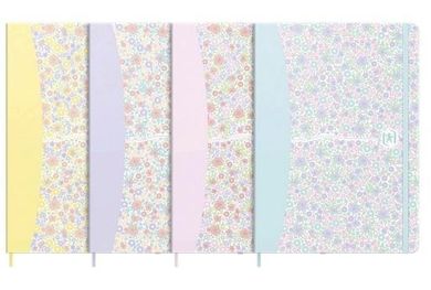 Oxford, notatnik A5, 80 kartek, kratka, Floral, 1 szt.