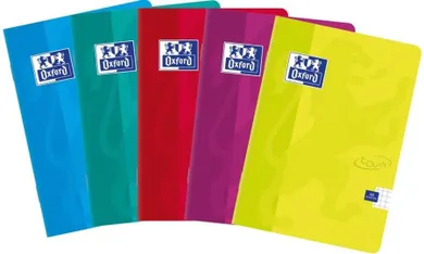 Oxford, Touch, zeszyt A5, 60 kartek, kratka, 5 szt.