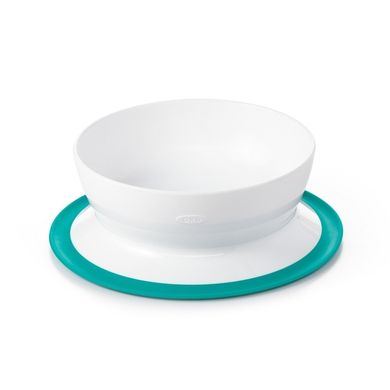 OXO, miseczka z silikonową przyssawką, teal