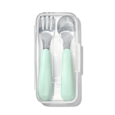 OXO, sztućce metalowe w etui, Opal, 12m+