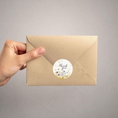Ozdobne naklejki Thank You, wzór 3