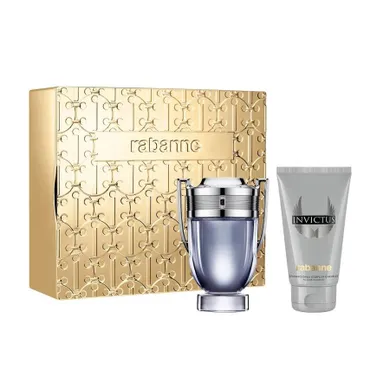 Paco Rabanne, Invictus, zestaw: woda toaletowa, spray, 100 ml + żel pod prysznic, 100 ml