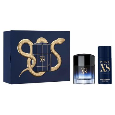 Paco Rabanne, Pure XS, zestaw, woda toaletowa, spray, 100 ml, dezodorant spray, 150 ml