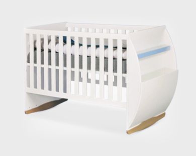 Pacyga, Hello baby, łóżeczko niemowlęce z biegunami, 120-60 cm