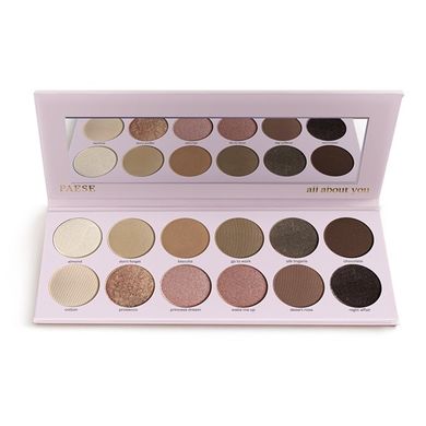 PAESE, All About You Eyeshadow, paleta cieni do powiek, 18 g