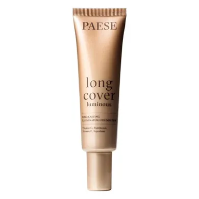 Paese, Long Cover Luminous, podkład rozświetlający, 00 Nude, 30 ml