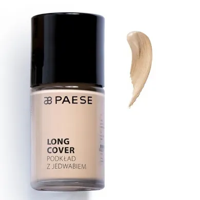 PAESE, Long Cover, podkład z jedwabiem do skóry suchej, 03N Naturalny, 30 ml