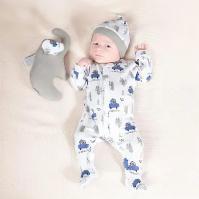 Pajac chłopięcy, biały, Nicol