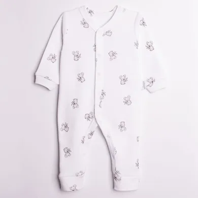 Pajac chłopięcy, biały, Nicol