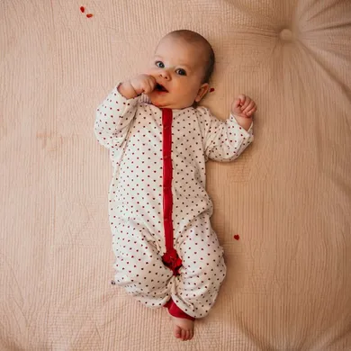 Pajac dziecięcy, biały, Eevi