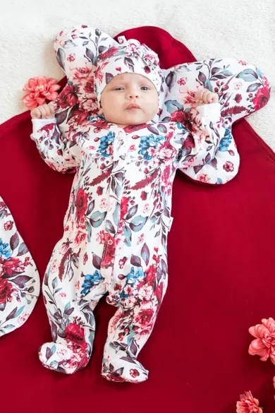 Pajac dziewczęcy, biały, Nicol