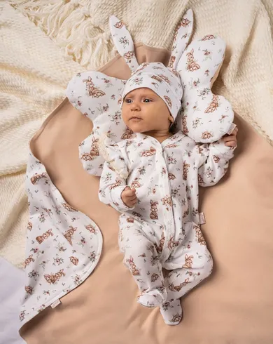 Pajac dziewczęcy, biały, Nicol