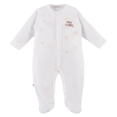 Pajac dziewczęcy, biały, Tiny girl, Eevi