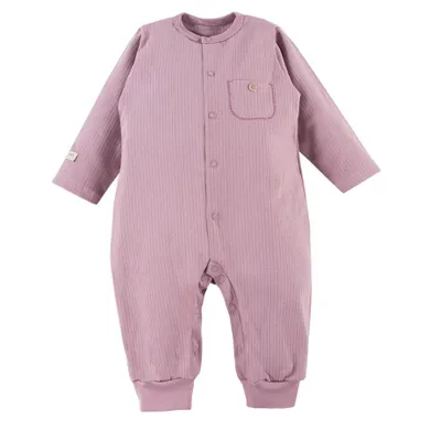 Pajac dziewczęcy, fioletowy, kieszonka, Eevi