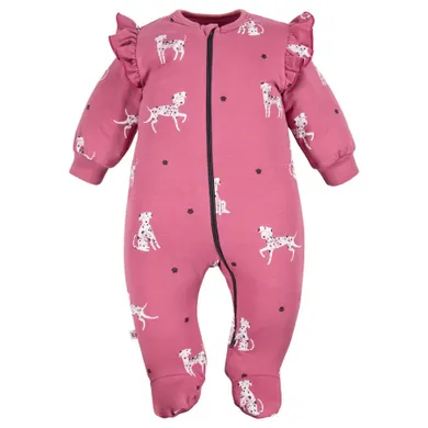 Pajac dziewczęcy, różowy, Eevi