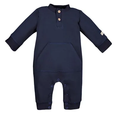 Pajac niemowlęcy, granatowy, kangurek, Eevi