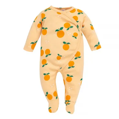 Pajac niemowlęcy, pomarańczowy, Pinokio