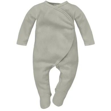 Pajac niemowlęcy, prążkowany, szary, Pinokio