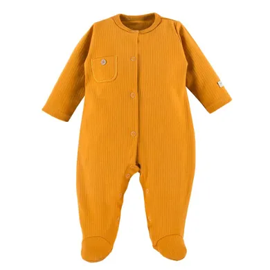 Pajac niemowlęcy, żółty, kieszonka, Eevi