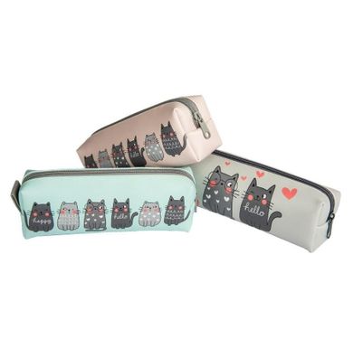 Pajacyk, piórnik saszetka, kotki, 1 szt.