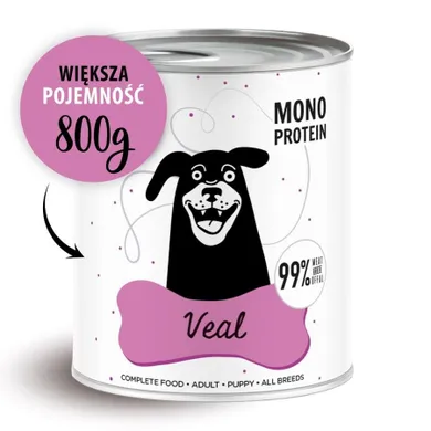 Paka Zwierzaka, Pepe, 99% cielęcina, 800g