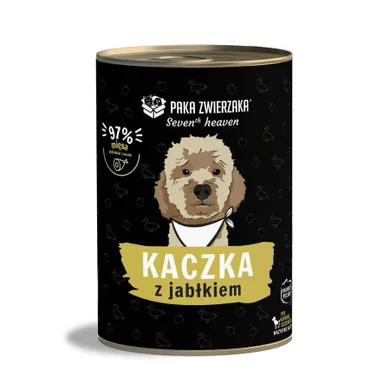 Paka Zwierzaka, Seventh Heaven, kaczka z jabłkiem, mokra karma dla psa, 400g