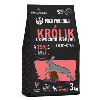 Paka Zwierzaka, Seventh Heaven, królik z owocami leśnymi "s", sucha karma dla psa, 3 kg