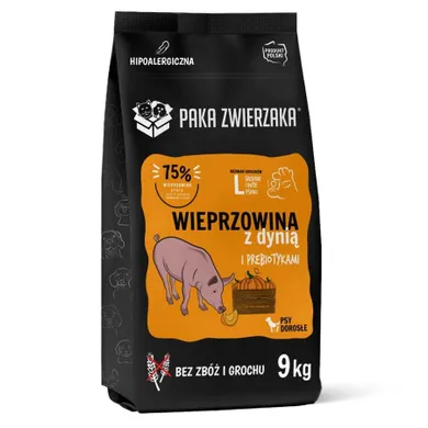 Paka Zwierzaka, Seventh Heaven, wieprzowina z dynią ''l'', sucha karma dla psa, 9 kg