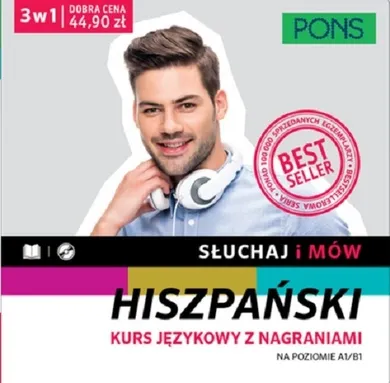 Pakiet 3w1: Słuchaj i mów. Hiszpański. Kurs językowy z nagraniami