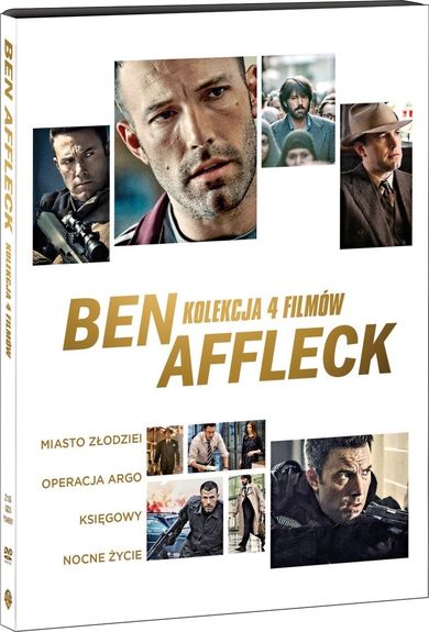 Pakiet. Ben Affleck: Miasto złodziei, Argo, Nocne życie, Księgowy. DVD