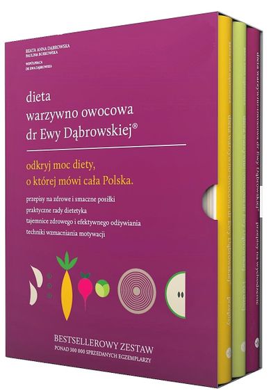 Pakiet: Dieta warzywno-owocowa. dr Ewy Dąbrowskiej