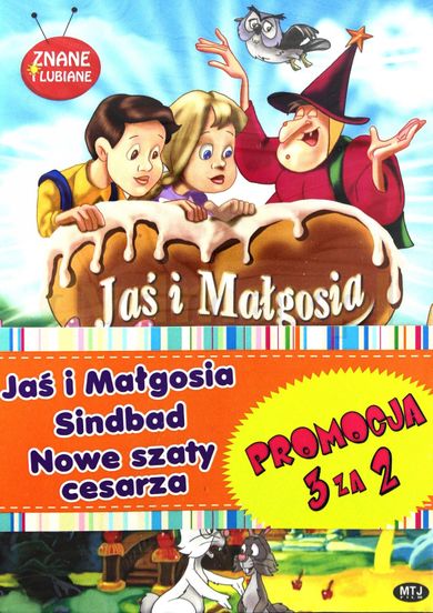 Pakiet: Jaś i Małgosia + Sindbad + Nowe szaty Cesarza. DVD