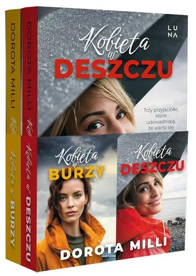 Pakiet: Kobieta w deszczu + Kobieta w burzy