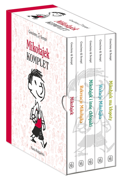 Pakiet: Mikołajek + Rekreacje Mikołajka + Mikołajek i inne chłopaki + Wakacje Mikołajka + Mikołajek ma kłopoty