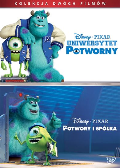 Pakiet: Potwory i spółka + Uniwersytet potworny. 2DVD