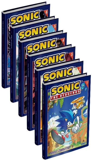 Pakiet: Sonic the Hedgehog. Tomy 1-6