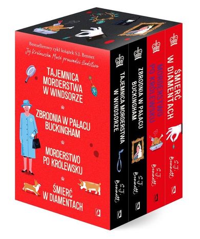 Pakiet: Tajemnica morderstwa w Windsorze + Zbrodnia w pałacu Buckingham + Morderstwo po królewsku + Śmierć w diamentach