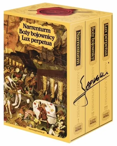 Pakiet: Trylogia husycka: Tom 1. Narrenturm + Tom 2. Boży bojownicy + Tom 3. Lux perpetua