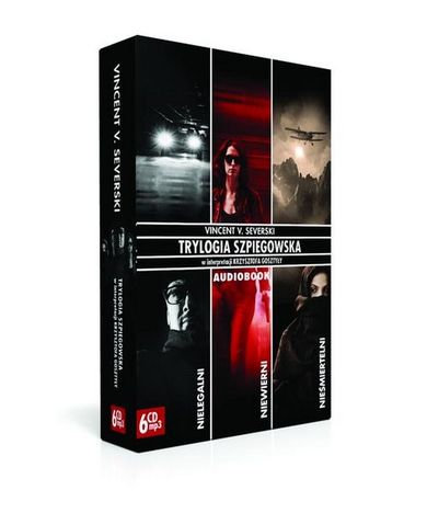 Pakiet trylogia szpiegowska: Nielegalni, Niewierni, Nieśmiertelni. Audiobook CD