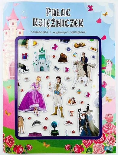 Pałac księżniczek. Książeczka z wypukłymi naklejkami