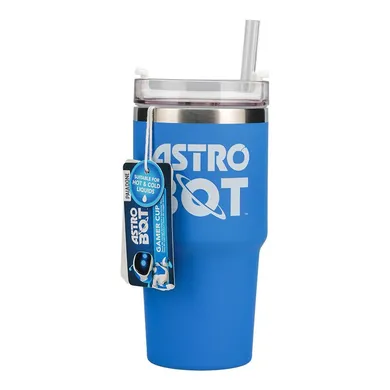Paladone, Astro Bot, kubek termiczny ze słomką, 600 ml