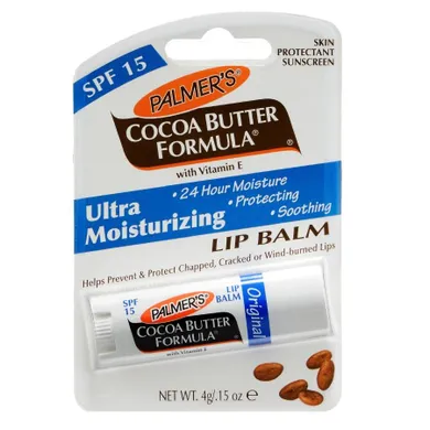 Palmer's, Cocoa Butter Formula Lip Balm SPF15, pielęgnacyjny balsam do ust, Czekoladowy, 4g