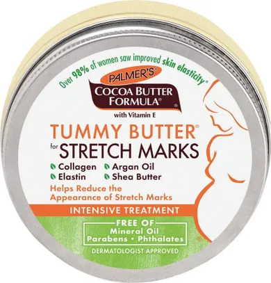 Palmer's, Cocoa Butter Formula Tummy Butter for Stretch Marks, masło do pielęgnacji brzucha w czasie ciąży, 125g