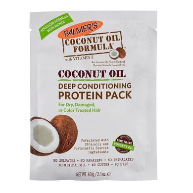 PALMER'S, Coconut Oil Formula Deep Conditioner Protein Pack, kuracja proteinowa do włosów z olejkiem kokosowym, 60g